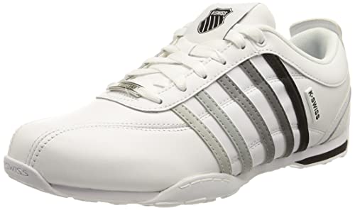 K-Swiss Herren Arvee 1.5 Sneaker, WHT/BLK/Gry Gradient, 44 EU von K-Swiss