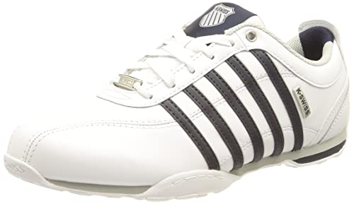K-Swiss Herren Arvee 1.5 Sneaker, WHT/NVY/GRYVLT/Split, 43 EU von K-Swiss