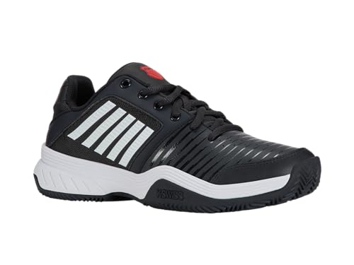 K-Swiss Herren Court Express HB Tennis Shoe, Stretch Limo/Bright White/High Risk Red, 41 EU von K-Swiss