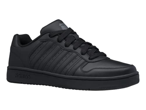 K-Swiss Herren Court Palisades Sneaker, Black/Black, 45 EU von K-Swiss