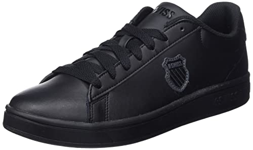 K-Swiss Herren Court Sneaker, Black/Black/Shield, 41.5 EU von K-Swiss