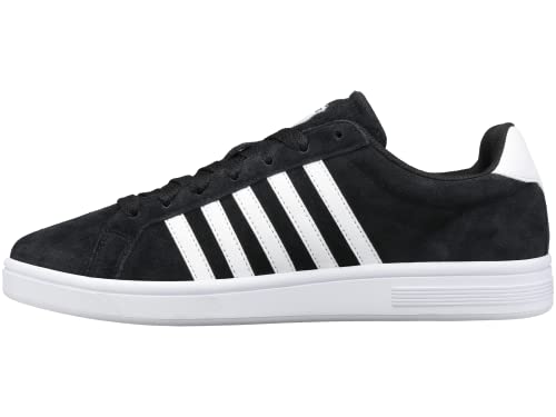 K-Swiss Herren Court TIEBREAK SDE Sneaker, Black/White, 41 EU von K-Swiss