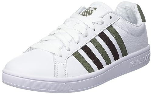 K-Swiss Herren Court Tiebreak Sneaker, White/DeepLichen/Java, 41 EU von K-Swiss