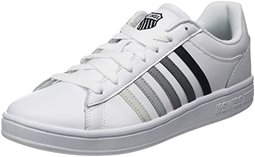 K-Swiss Herren Court Winston Sneaker, White/BLKGRADIENT/WT, 41.5 EU von K-Swiss