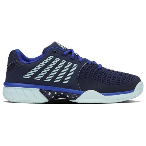 K-Swiss Herren Express Light 3 Padel Tennis Shoe, Naval Academy/Ice Castle/Dazzling Blue, 42.5 EU von K-Swiss