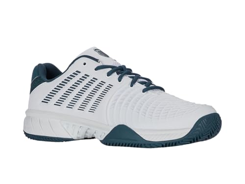K-Swiss Herren Express Light 3 Tennis Shoe, White/Stargazer, 43 EU von K-Swiss