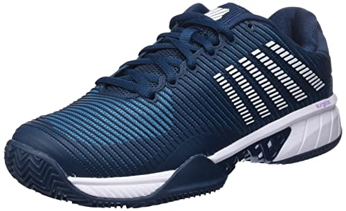 K-Swiss Herren Hypercourt Express 2 Sport Shoe, Blau/Weiß, 42 EU von K-Swiss