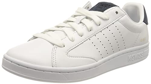 K-Swiss Herren Lozan Klub LTH Sneaker, WHT/WHT/Peacoat SD, 41 EU von K-Swiss