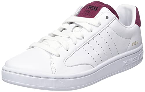 K-Swiss Herren Lozan Klub LTH Sneaker, WHT/WHT/Windsor SD, 42.5 EU von K-Swiss