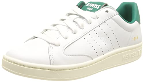 K-Swiss Herren Lozan Klub LTH Sneaker, White/Aqua/EGRET, 43 EU von K-Swiss