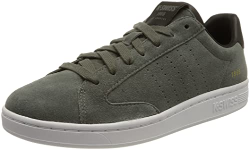 K-Swiss Herren Lozan Klub SDE Sneaker, Charcoal/WHT/WHT, 42.5 EU von K-Swiss