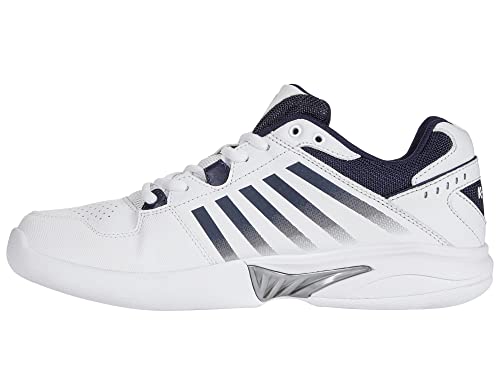 K-Swiss Herren Receiver V Sport Shoe, White Peacoat Silver, 41 EU von K-Swiss