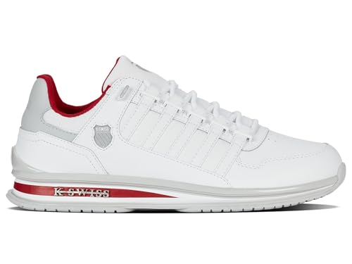 K-Swiss Herren Rinzler GT Sneaker, WHT/Samba/Gry VLT, 44 EU von K-Swiss