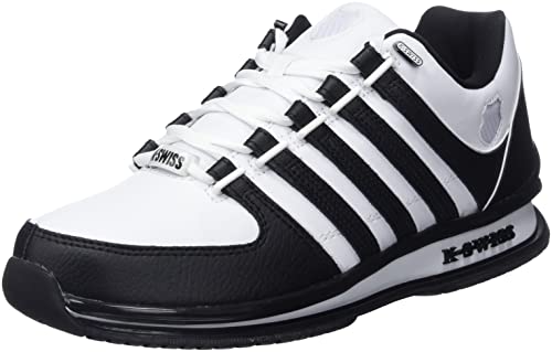 K-Swiss Herren Rinzler Sneaker, White/White/Black, 46 EU von K-Swiss