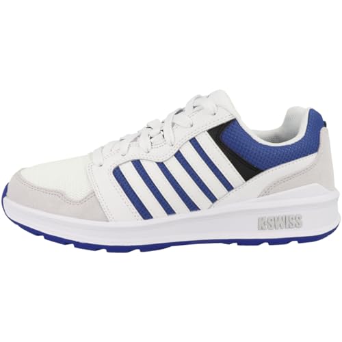 K-Swiss Herren Rival Sneaker, White/Classic Blue/Lunar Rock, 42 EU von K-Swiss