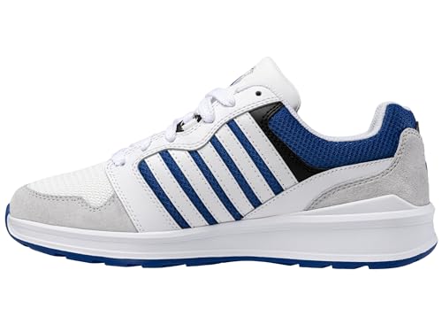 K-Swiss Herren Rival Sneaker, White/Classic Blue/Lunar Rock, 47 EU von K-Swiss