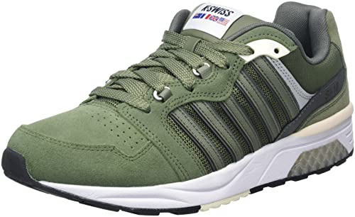 K-Swiss Herren SI-18 Rannell SDE Sneaker, DEEPLICHEN/GNMTL/WH, 41 EU von K-Swiss