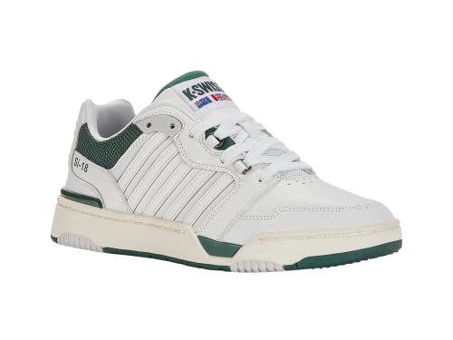 K-Swiss Herren Si-18 Rival Sneaker, BRLNT WHT/Posy Green, 49 EU von K-Swiss