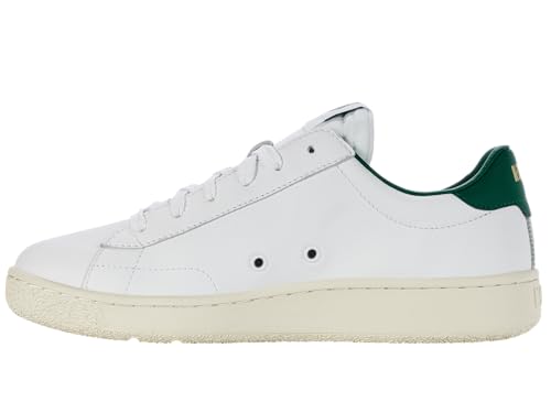 K-Swiss Herren Slammklub CC Sneaker, WHT/Aventurine/VINTG, 41.5 EU von K-Swiss