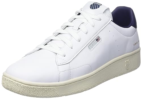 K-Swiss Herren Slammklub CC Sneaker, WHT/Peacoat/Vintag, 45 EU von K-Swiss