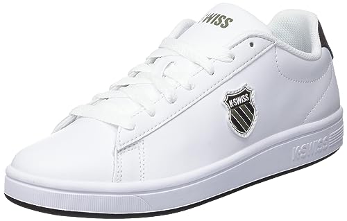K-Swiss Herren Court Shield Sneaker, White/Java/DeepLichen, 41 EU von K-Swiss