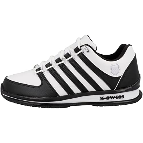 K-Swiss Herren Rinzler Sneaker, White/White/Black, 42 EU von K-Swiss