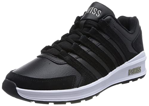 K-Swiss Herren Vista Trainer Sneaker, Black/London Fog, 44.5 EU von K-Swiss