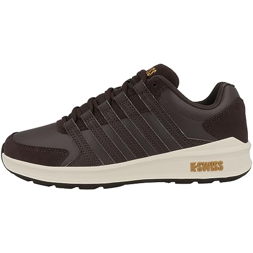 K-Swiss Herren Vista Trainer Sneaker, Java/SnowWhite, 42.5 EU von K-Swiss