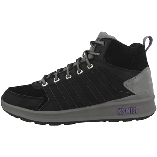 K-Swiss Herren Vista Trainer Mid WNT Sneaker, Black/Charcoal/Cadet, 41 EU von K-Swiss