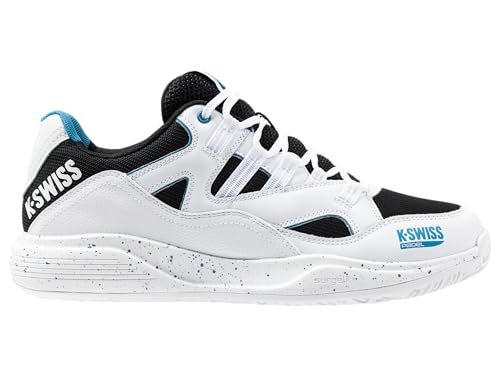 K-Swiss Herren TURA Team Padel Tennis Shoe, White/Black/Blue Moon, 42.5 EU K-Swiss Herren TURA Team Padel Tennis Shoe, White/Black/Blue Moon, 42.5 EU von K-Swiss