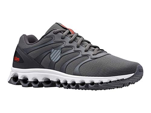K-Swiss Herren Tubes Comfort 200 Training Shoe Crosstrainer, Asphalt/Jet Black/Spicy Orange, 46 EU von K-Swiss