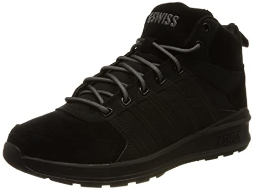 K-Swiss Herren Vista Trainer MIDWNT Sneaker, Black/Black/Black, 41 EU von K-Swiss