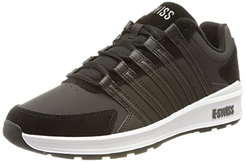 K-Swiss Herren Vista Trainer Sneaker, BLK/Smoked Pearl/WHT, 45 EU von K-Swiss