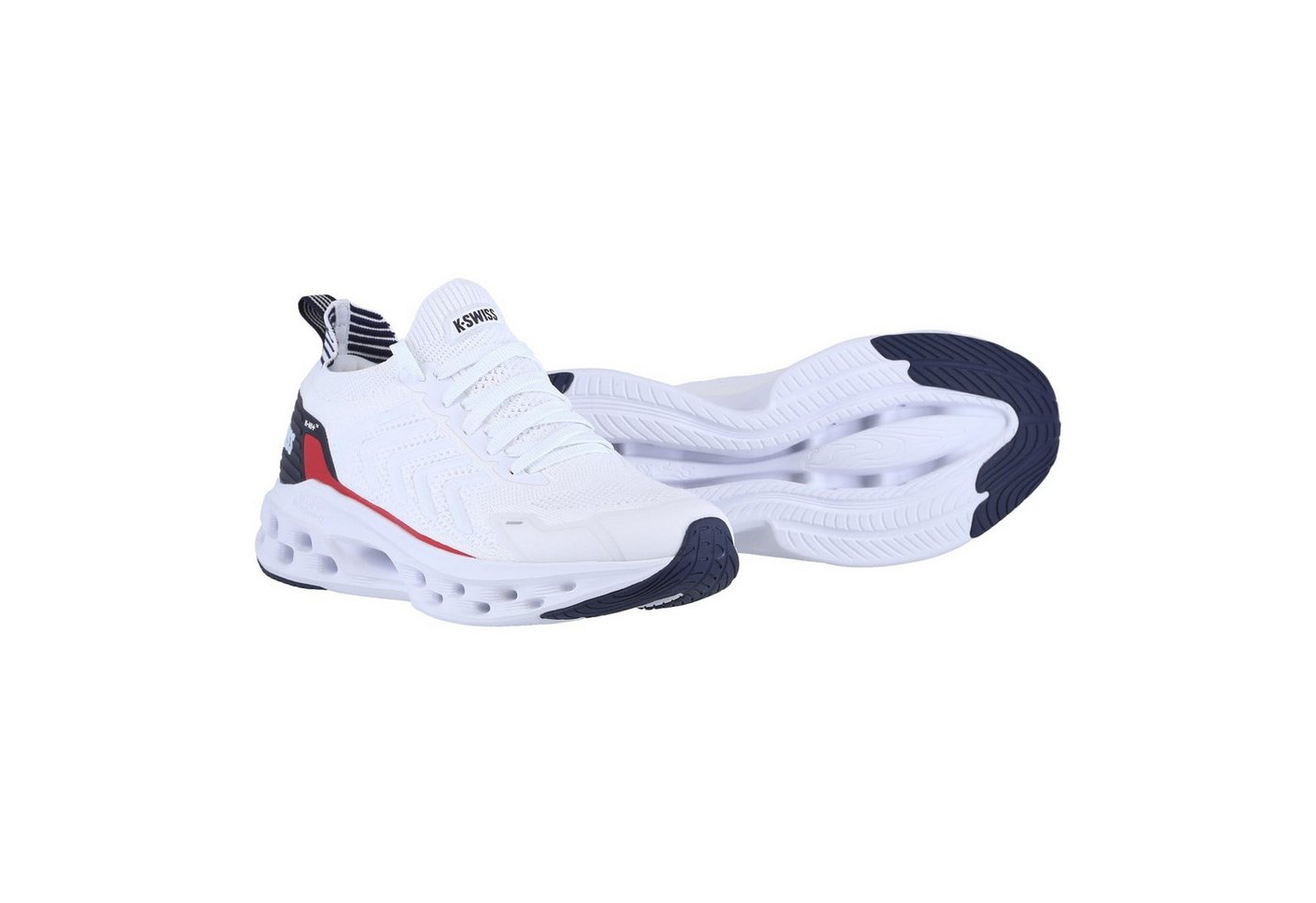 K-Swiss Impulse Tubes Lite 2025 weiss/navyblau/rot Herren Sneaker von K-Swiss