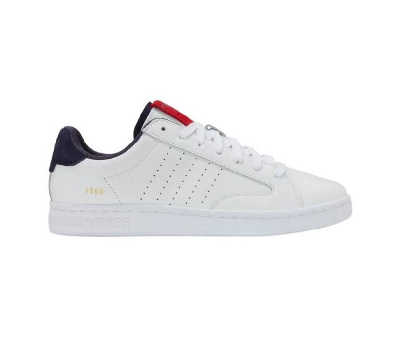 K-Swiss Lozan Klub LTH (Vollleder) 2025 weiss/blau/rot Herren Sneaker von K-Swiss