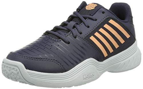 K-Swiss Performance Court Express Omni Tennisschuh, Graystone/Peach Nectar/White, 30 EU von K-Swiss