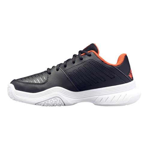 K-Swiss Performance Court Express Omni Tennisschuh, Jet Black/Spicy Orange/White, 33 EU von K-Swiss