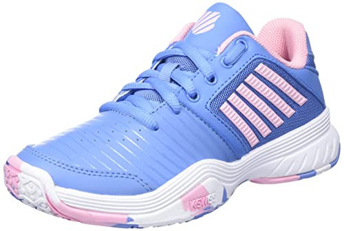 K-Swiss Performance Court Express Omni Tennisschuh, Silver Lake Blue/White/Orchid Pink, 29.5 EU von K-Swiss