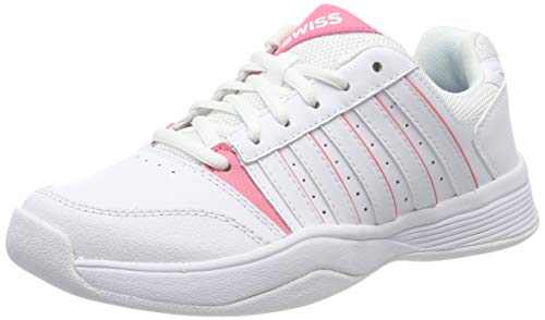 K-Swiss Performance Court Smash Carpet Tennisschuhe, Weiß (White/Pink Lemonade/Gull Gray 154-M), 38 EU von K-Swiss