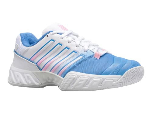 K-Swiss Damen Bigshot Light 4 Tennisschuh, Silver Lake Blue/White/Orchid Pink, 40 EU von K-Swiss