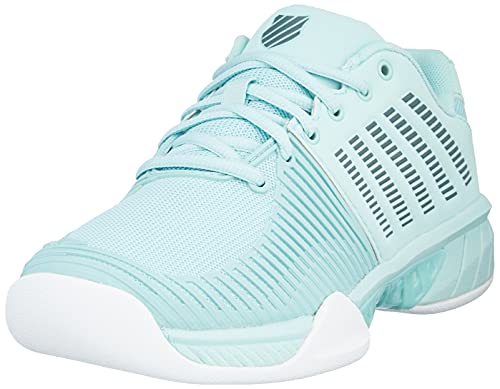 K-Swiss Performance Damen Express Light 2 Carpet Tennisschuh, ICY Morn/Stormy Weather/White, 39 EU von K-Swiss