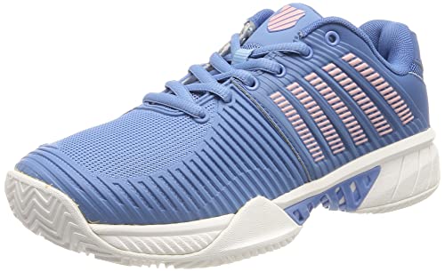 K-Swiss Performance Damen Express Light 2 HB Tennisschuh, Silver Lake Blue/Star Sapphire/White, 38 EU Schmal von K-Swiss