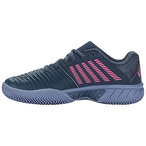 K-Swiss Performance Damen Express Light 3 HB Tennis Shoe, Orion Blue/Infinity/Carmine Rose, 37.5 EU von K-Swiss