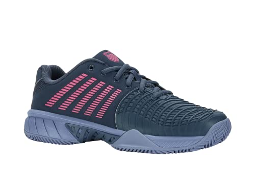K-Swiss Performance Damen Express Light 3 HB Tennis Shoe, Orion Blue/Infinity/Carmine Rose, 37.5 EU von K-Swiss