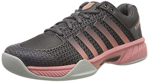 K-Swiss Performance Damen Express Light Carpet Tennisschuhe, Schwarz (Plum Kitten/Coral ALM/Gull Gr 094-M), 42 EU von K-Swiss