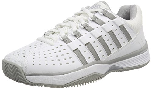 K-Swiss Performance Damen HYPERMATCH HB Tennisschuhe, Weiß (White/Highrise 107-M), 41 EU von K-Swiss