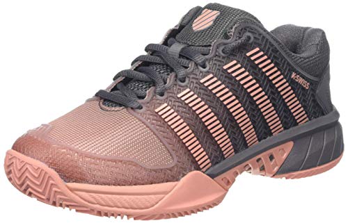 K-Swiss Performance Damen Hypercourt Express HB Tennisschuhe, Pink Plum Kitten Coral Almond 093 M, 39.5 EU von K-Swiss