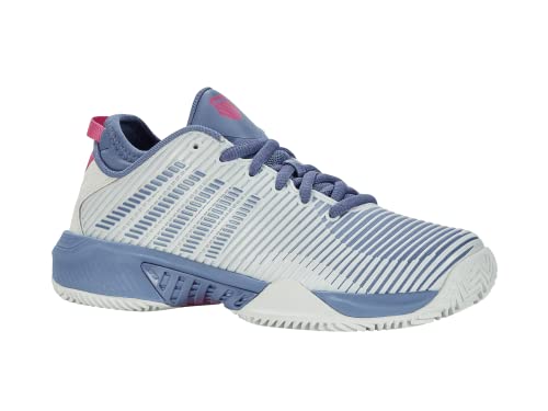 K-Swiss Performance Damen Hypercourt Supreme HB Tennis Shoe, Blue Blush/Infinity/Carmine Rose, 37 EU von K-Swiss