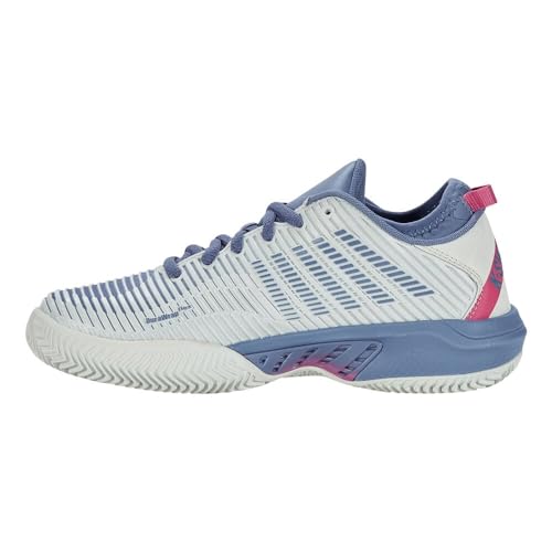 K-Swiss Performance Damen Hypercourt Supreme HB Tennis Shoe, Blue Blush/Infinity/Carmine Rose, 40 EU von K-Swiss