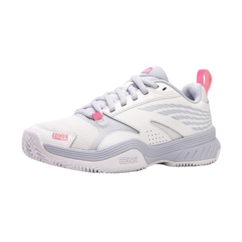 K-Swiss Performance Damen Speedex Padel Tennis Shoe, White/Arctic Ice/NEON PINK, 39.5 EU von K-Swiss